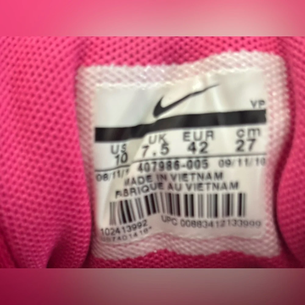 Nike Reax Rocket Hot Pink Black Running Shoes Women’s Size 10 Athletic Sneakers